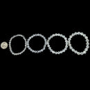Quartz - Faceted Round Bead Bracelet - Brazil - Crystal Jewelry