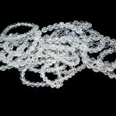 Quartz - Faceted Round Bead Bracelet - Brazil - Crystal Jewelry