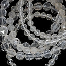 Quartz - Faceted Round Bead Bracelet - Brazil - Crystal Jewelry
