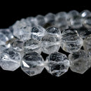 Quartz - Faceted Round Bead Bracelet - Brazil - Crystal Jewelry
