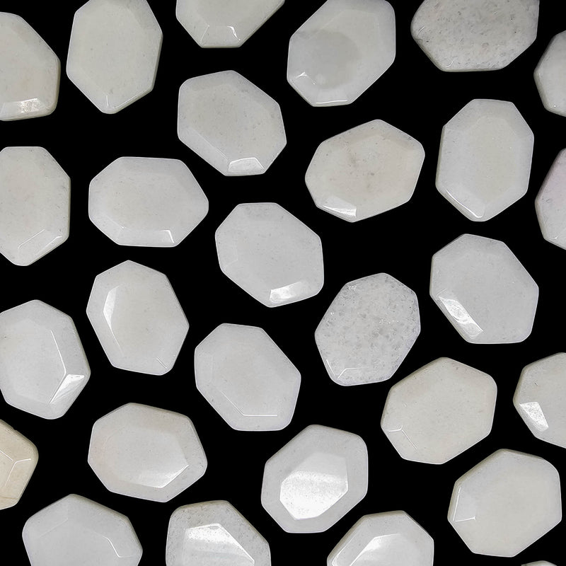Quartz - Flat Facet - Octagon
