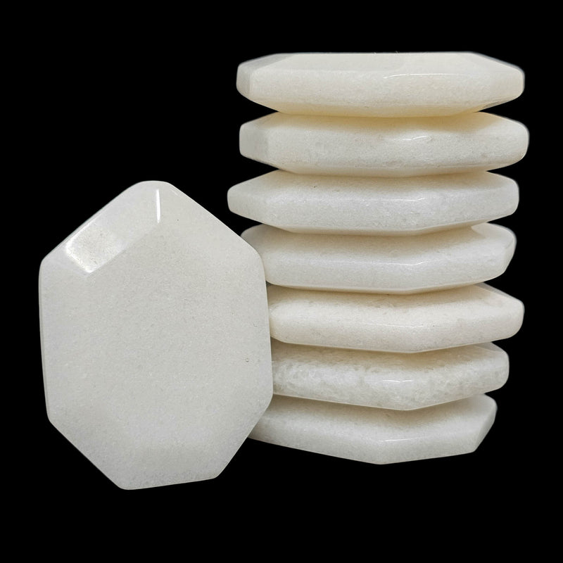 Quartz - Flat Facet - Octagon