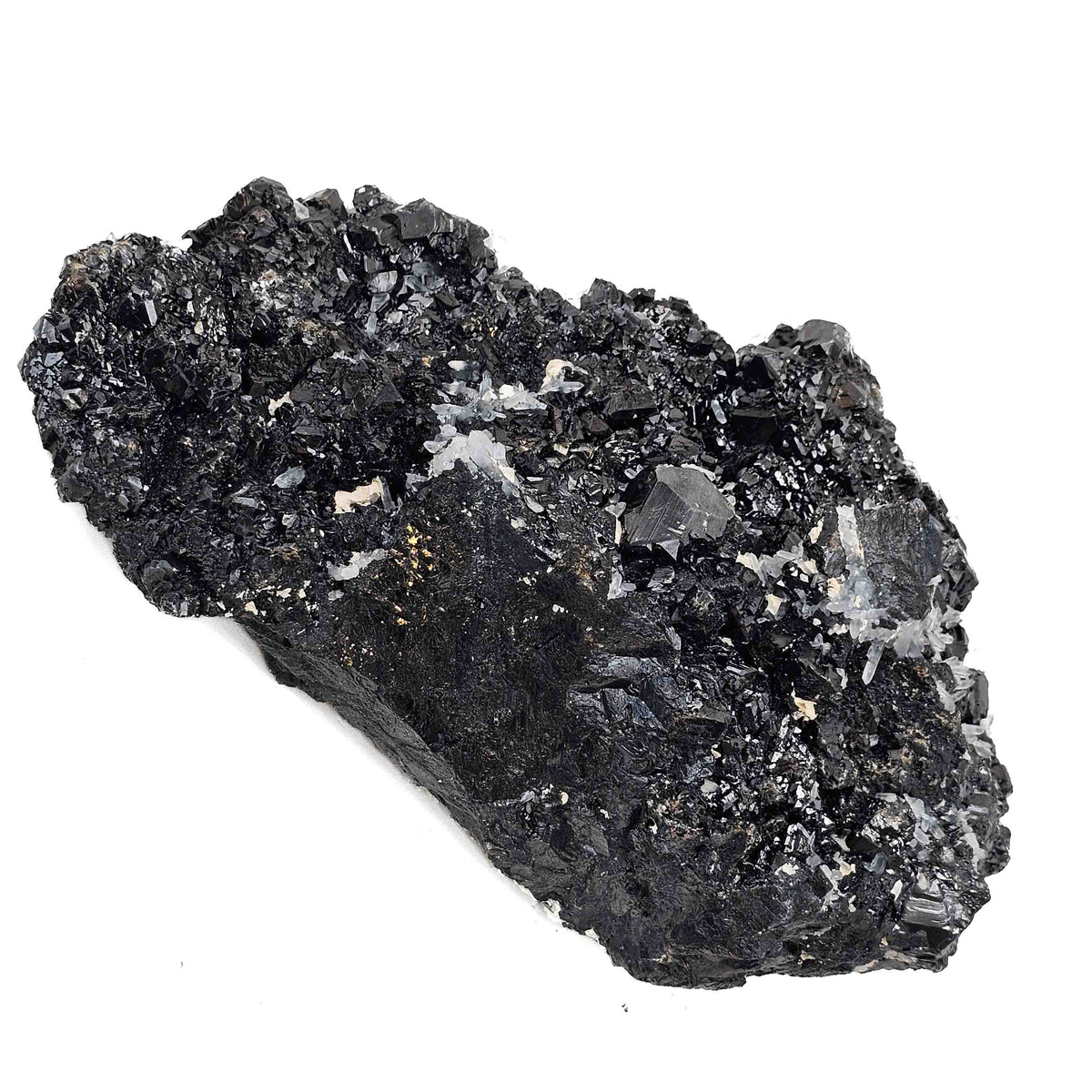 Quartz on Sphalerite specimen from Huanzala Mine, Huallanca District, Ancash, Peru.