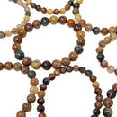 Rabbit Hair Quartz - Round Bead Bracelet