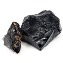 Rainbow Obsidian rough, a volcanic glass, from Jalisco, Mexico.