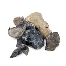 Rainbow Obsidian rough, a volcanic glass, from Jalisco, Mexico.