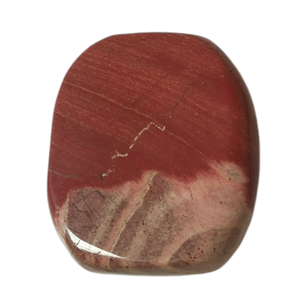 Red Jasper flat tumble.