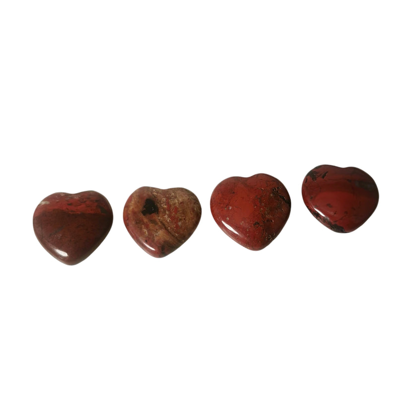 Red Jasper - Mini Heart