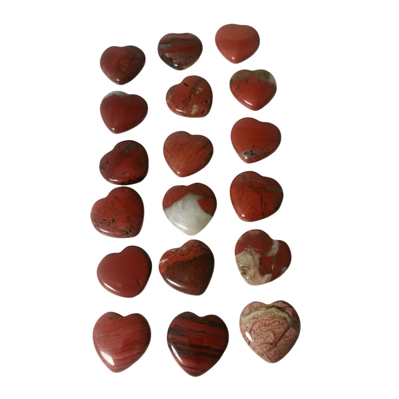 Red Jasper - Mini Heart