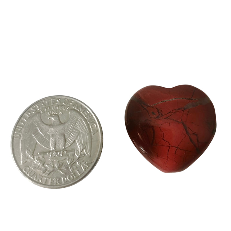 Red Jasper - Mini Heart