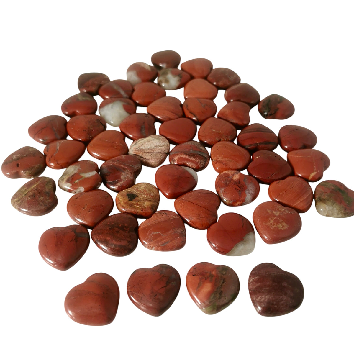 Red Jasper mini heart from Brazil.