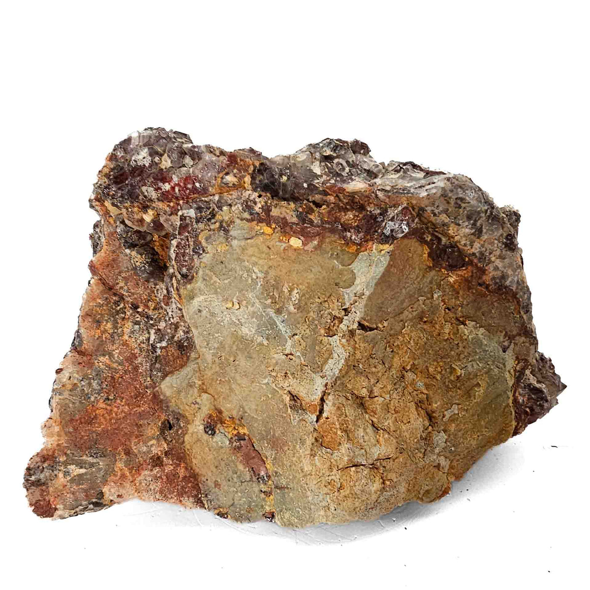 Red Quartz specimen from Atlas Mountains, Morocco.