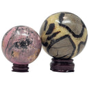 Redwood Sphere Stand - Glossy - Display - Suan-zhi Redwood - China
