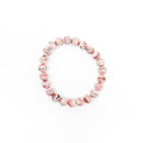 Rhodochrosite - Round Bead Bracelet
