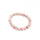 Rhodochrosite - Round Bead Bracelet