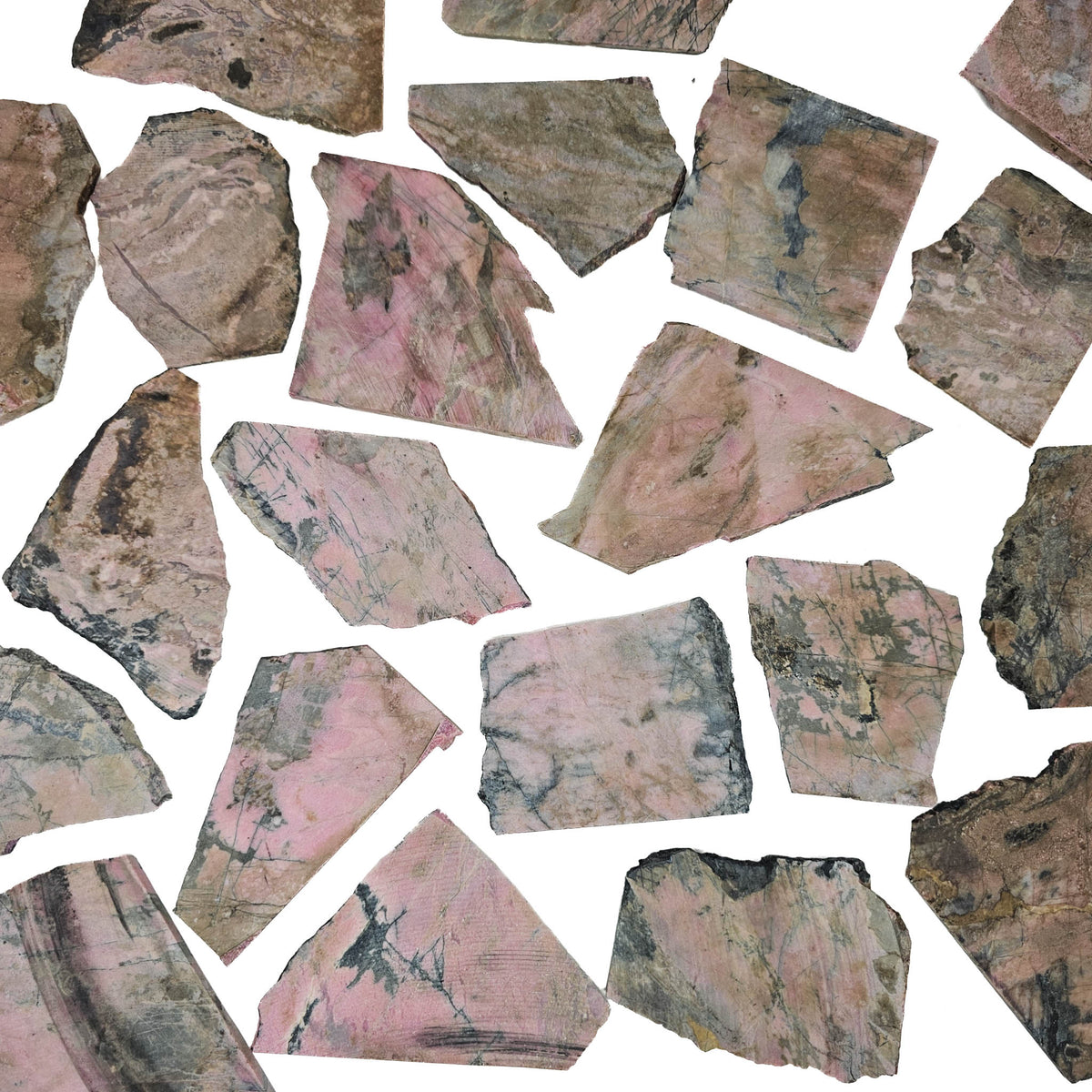 Rhodonite Pink Slab - Rough from Canada, view 2 of 10