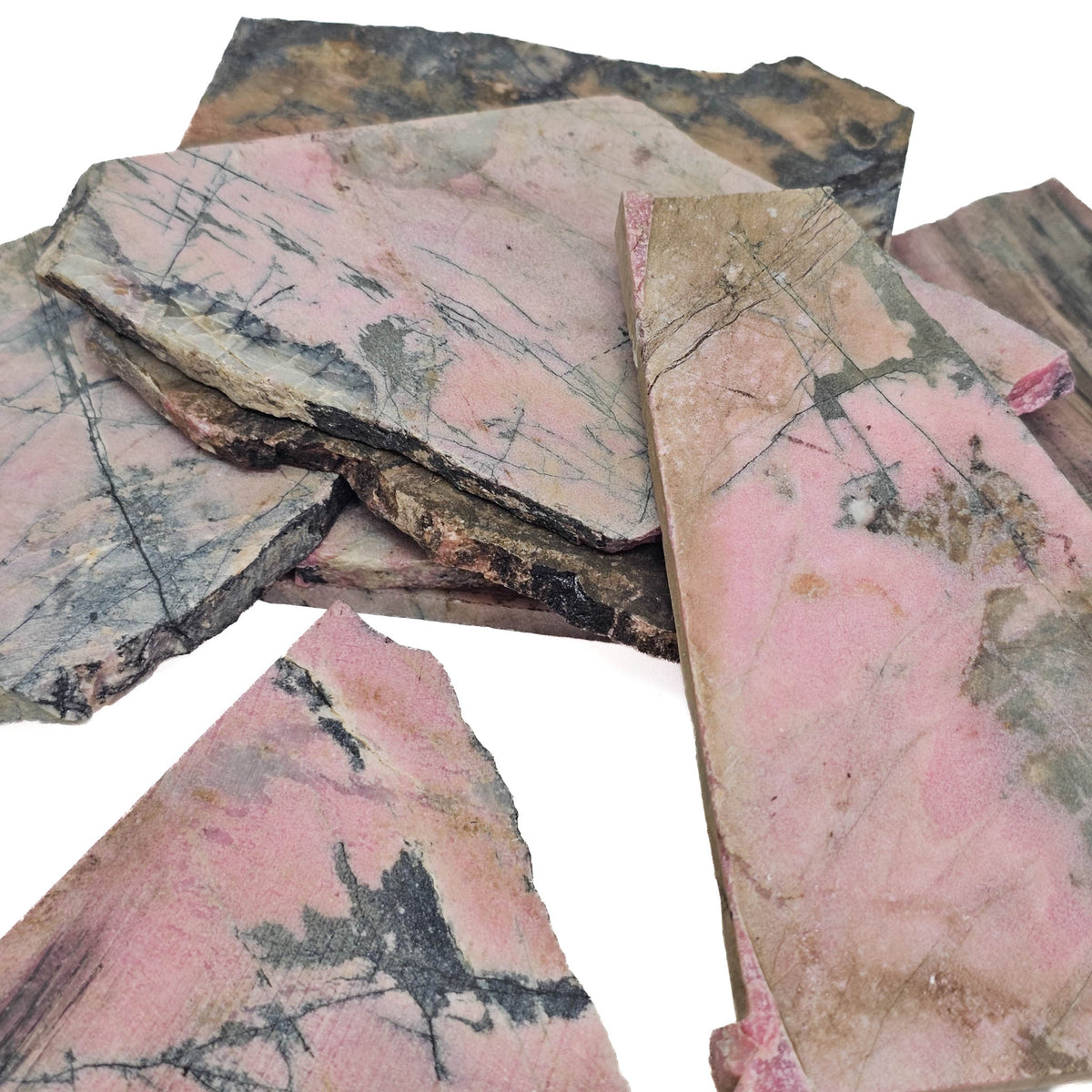 Rhodonite Pink Slab - Rough from Canada, view 5 of 10