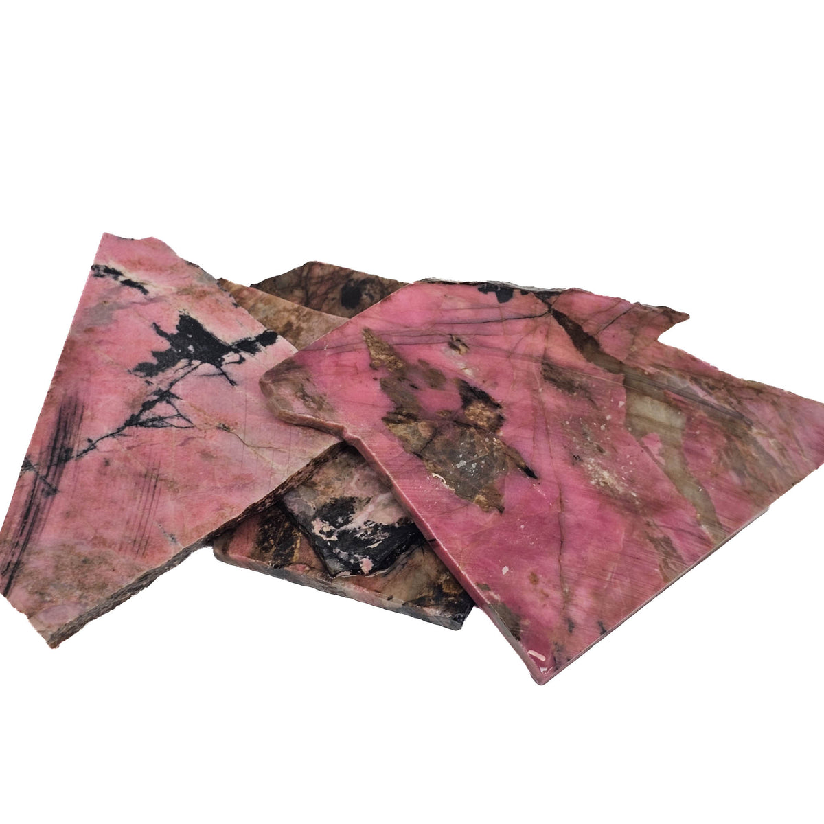 Rhodonite Pink Slab - Rough from Canada, view 8 of 10