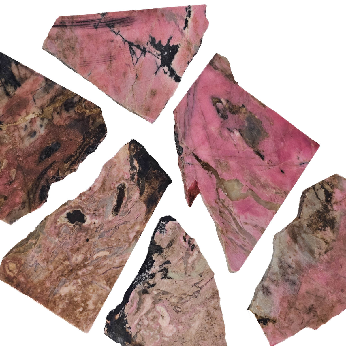 Rhodonite Pink Slab - Rough from Canada, view 9 of 10