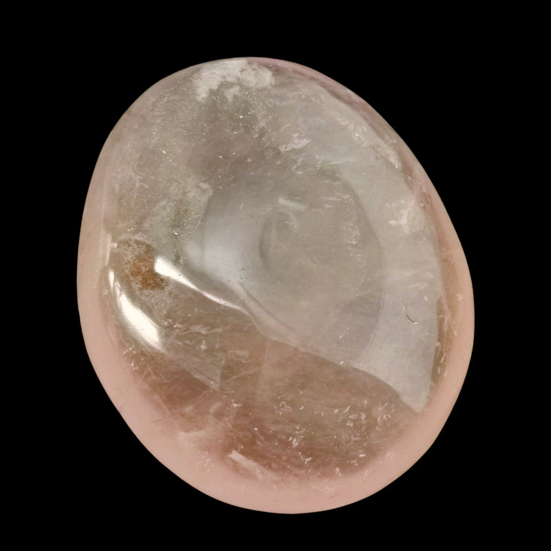 Rose Quartz Palm Stone - Crystal