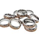 Rose Gold Swirls - Stainless Steel - Band
