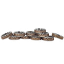 Rose Gold Swirls - Stainless Steel - Band