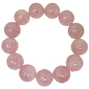 Rose Quartz - A Grade - Round Bead Bracelet