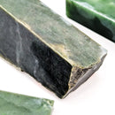 Nephrite Jade B+ grade rough from British Columbia, Canada.