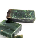 Nephrite Jade B+ grade rough from British Columbia, Canada.