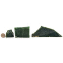 Nephrite Jade B-grade rough from British Columbia, Canada.