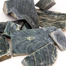 Nephrite Jade C-grade rough from British Columbia, Canada.
