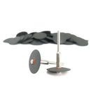 Rubber Abrasive Wheel - Knife Edge - 5pcs