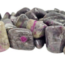 Ruby - Tumble - India - Crown Chakra - UV reactive