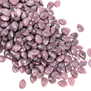 Ruby Faceted Teardrop - Tumble