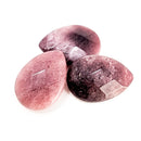 Ruby Faceted Teardrop - Tumble