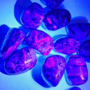 Ruby in Zoisite - Tumble - Tanzania - Heart Chakra - UV reactive