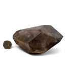 Rutile in Smoky Quartz - Freeform