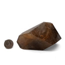 Rutile in Smoky Quartz - Freeform