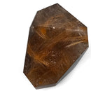 Rutile in Smoky Quartz - Freeform
