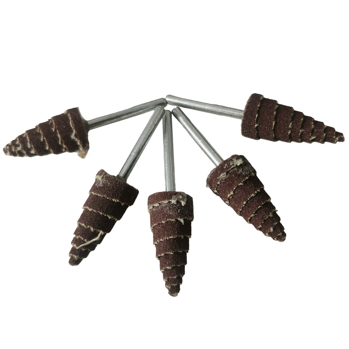 Sandpaper Mandrel cone shape 5pc.