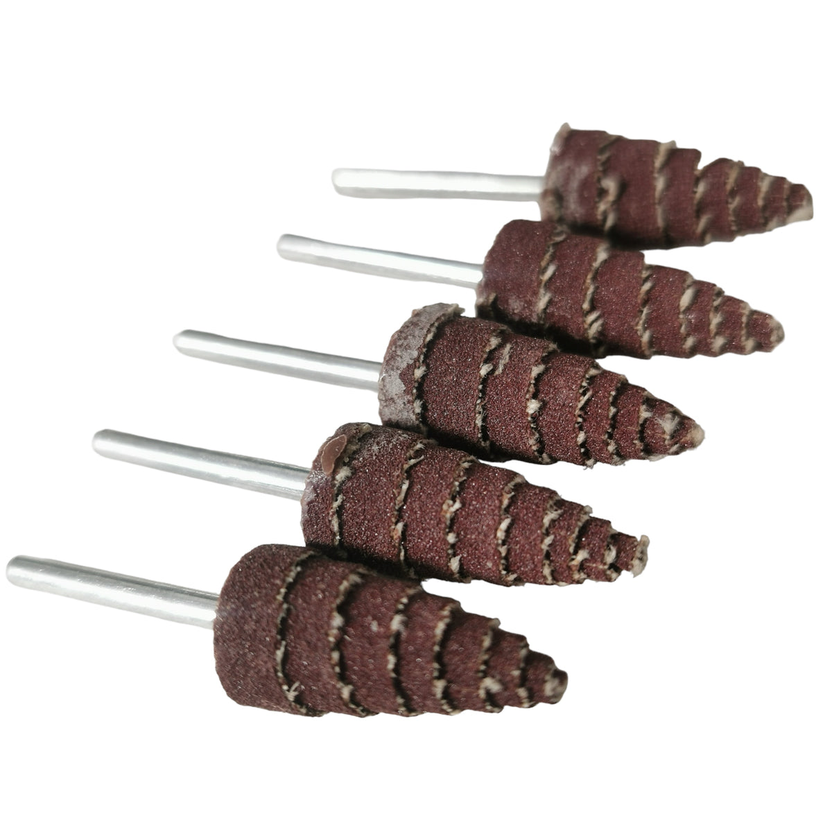 Sandpaper Mandrel cone shape 5pc.
