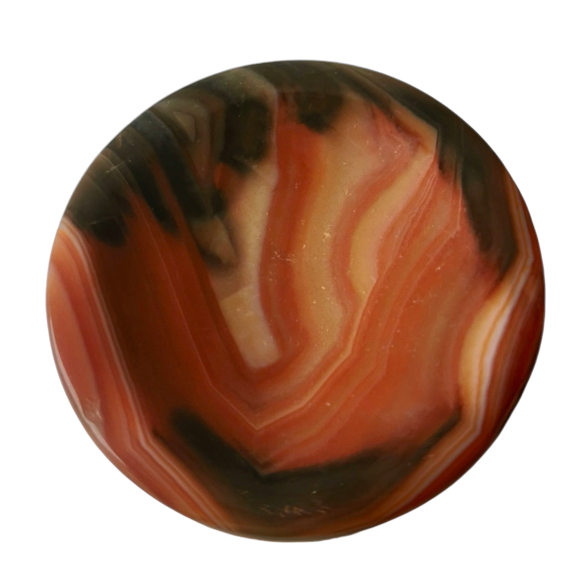 Sardonyx dish from China.