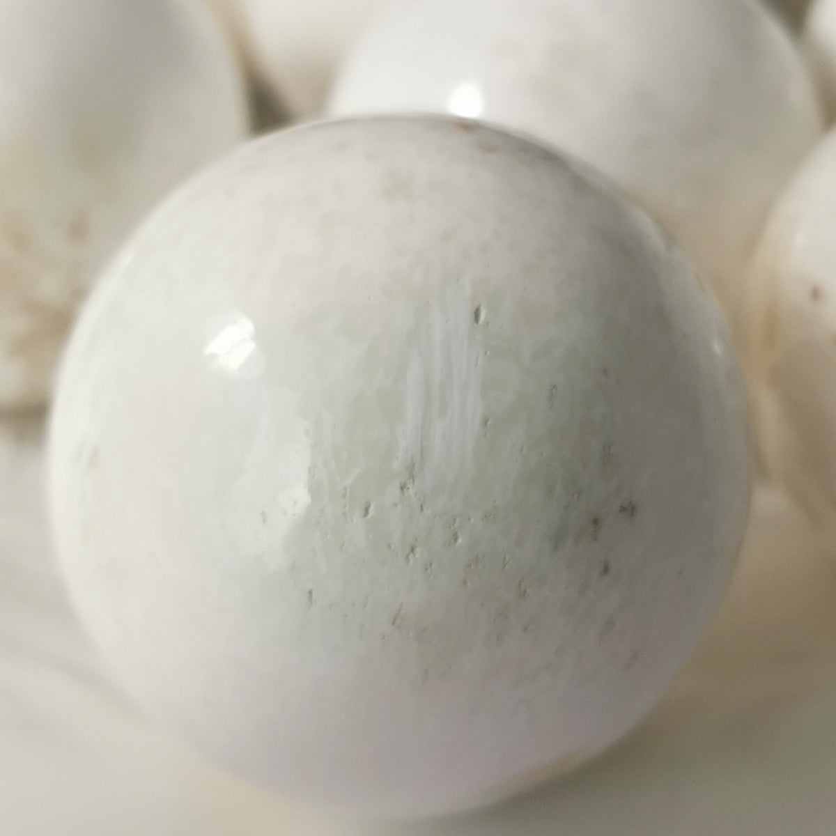 Scolecite sphere from India.