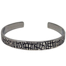 Scored Line - Stainless Steel Cuff Bracelet