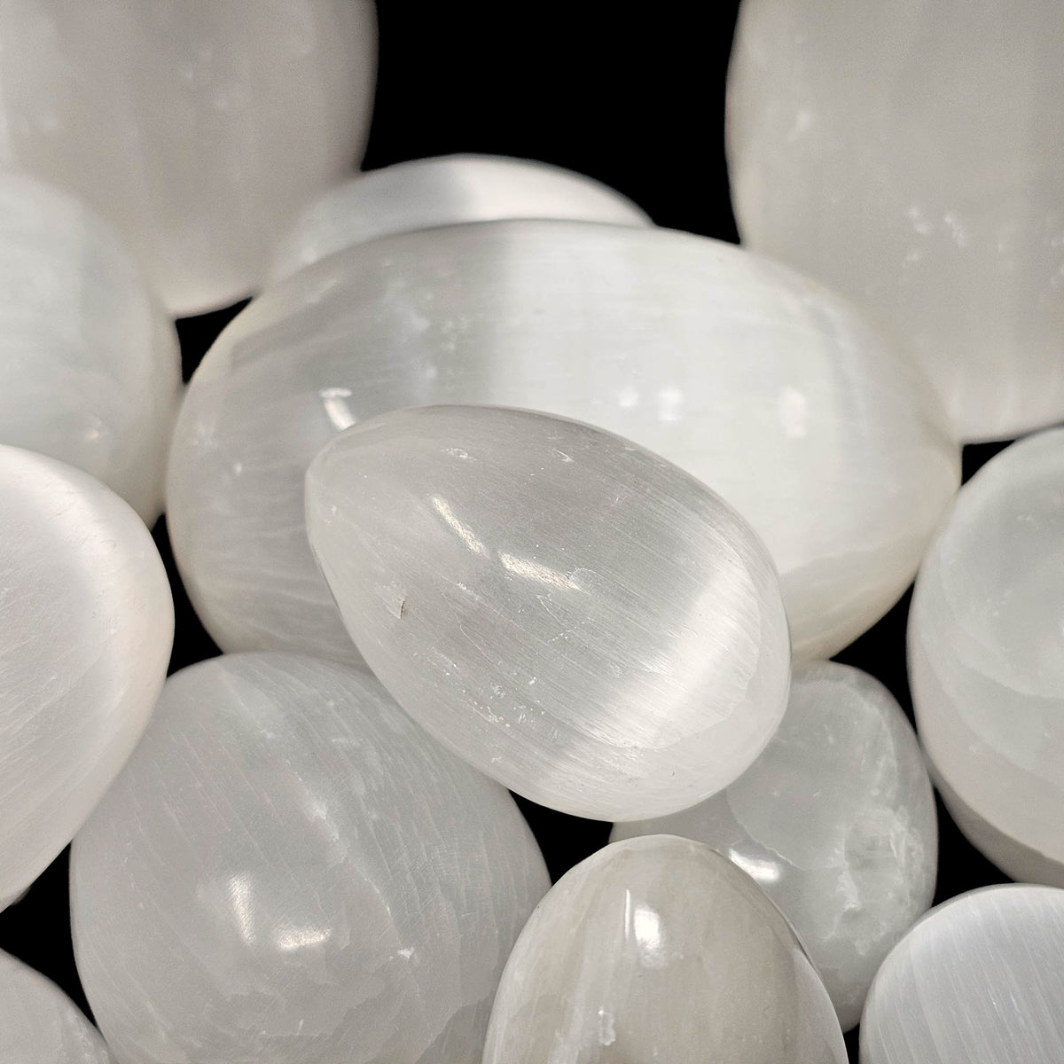 Selenite - Egg - Morocco - Crown Chakra