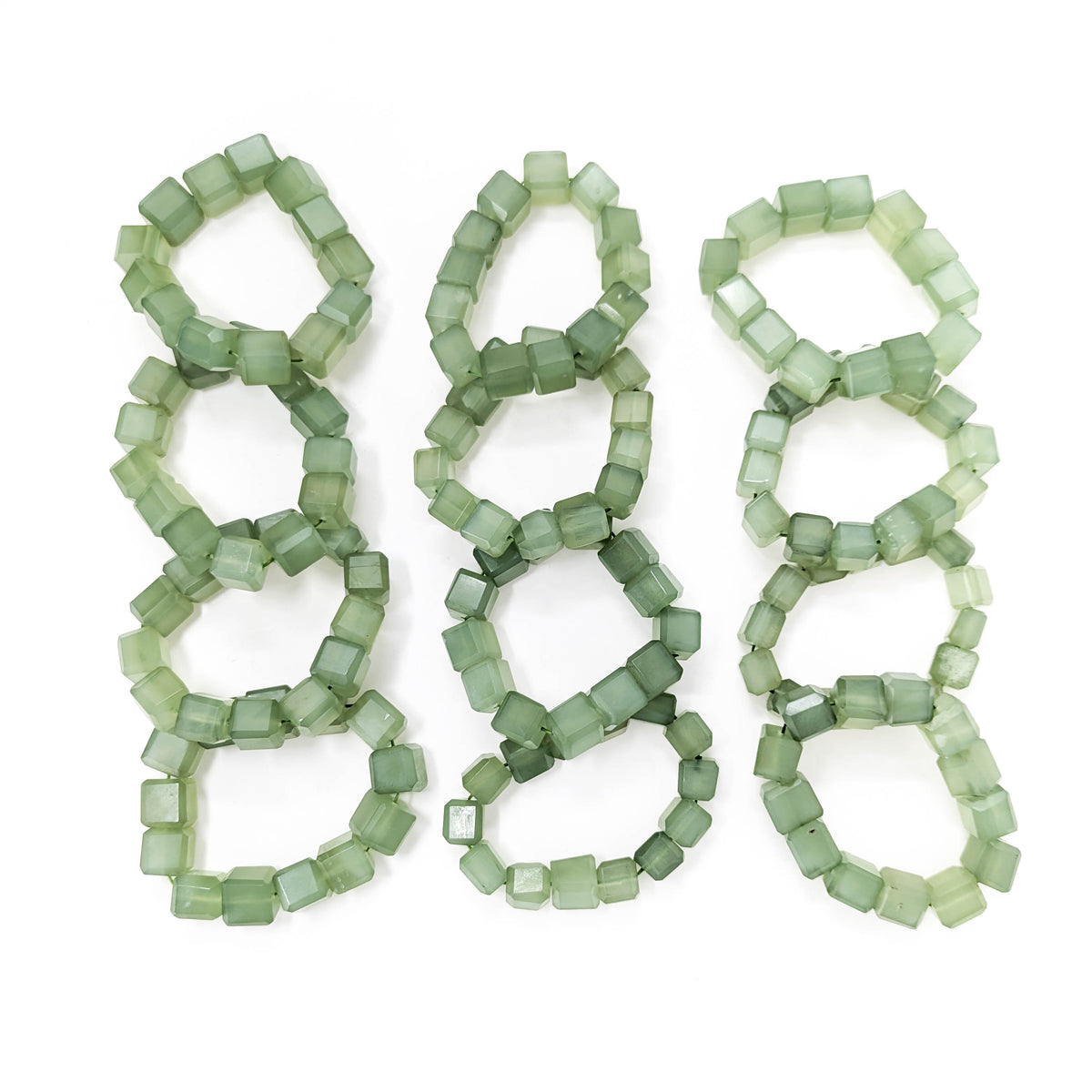 Serpentine bead bracelet.