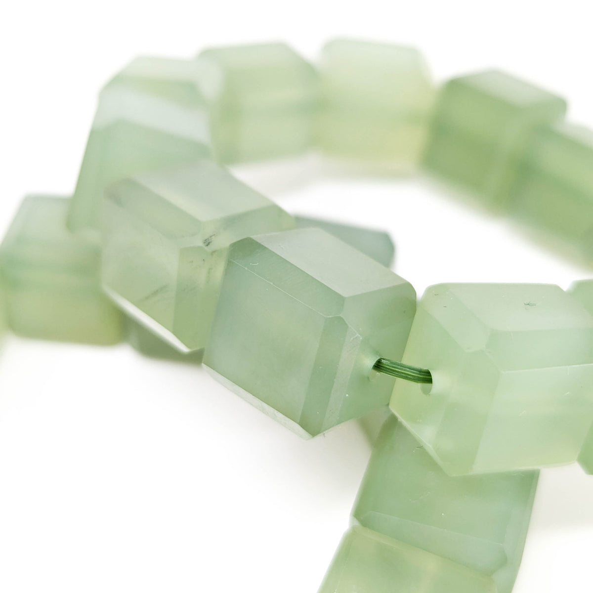 Serpentine bead bracelet.