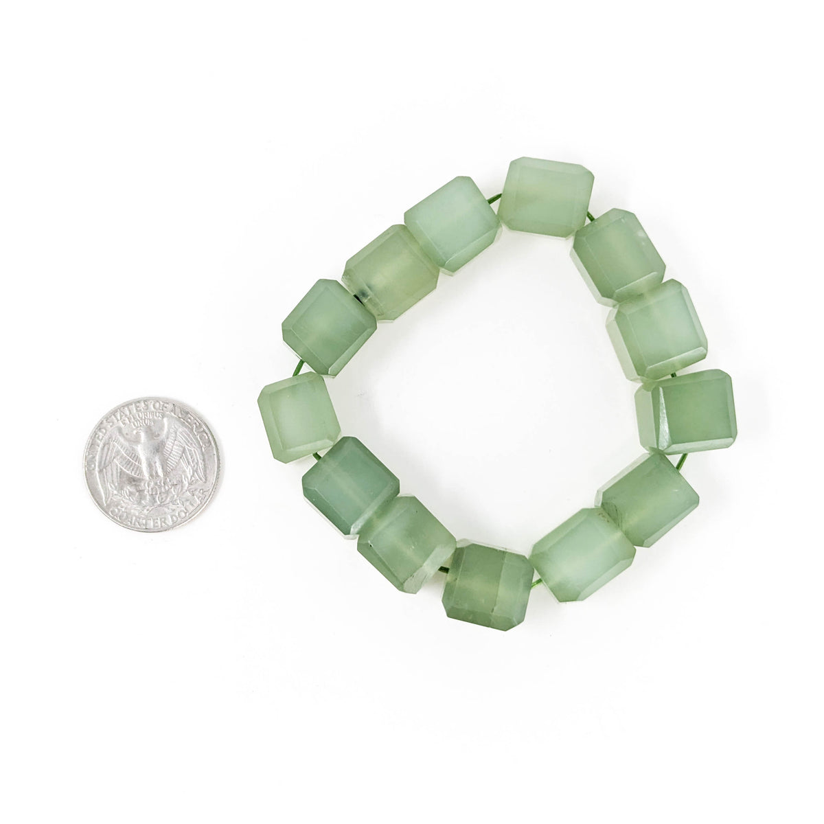 Serpentine bead bracelet.