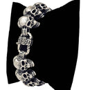 Skull Link - Stainless Steel Bracelet