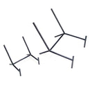 Slanted Black Metal Stand - Display